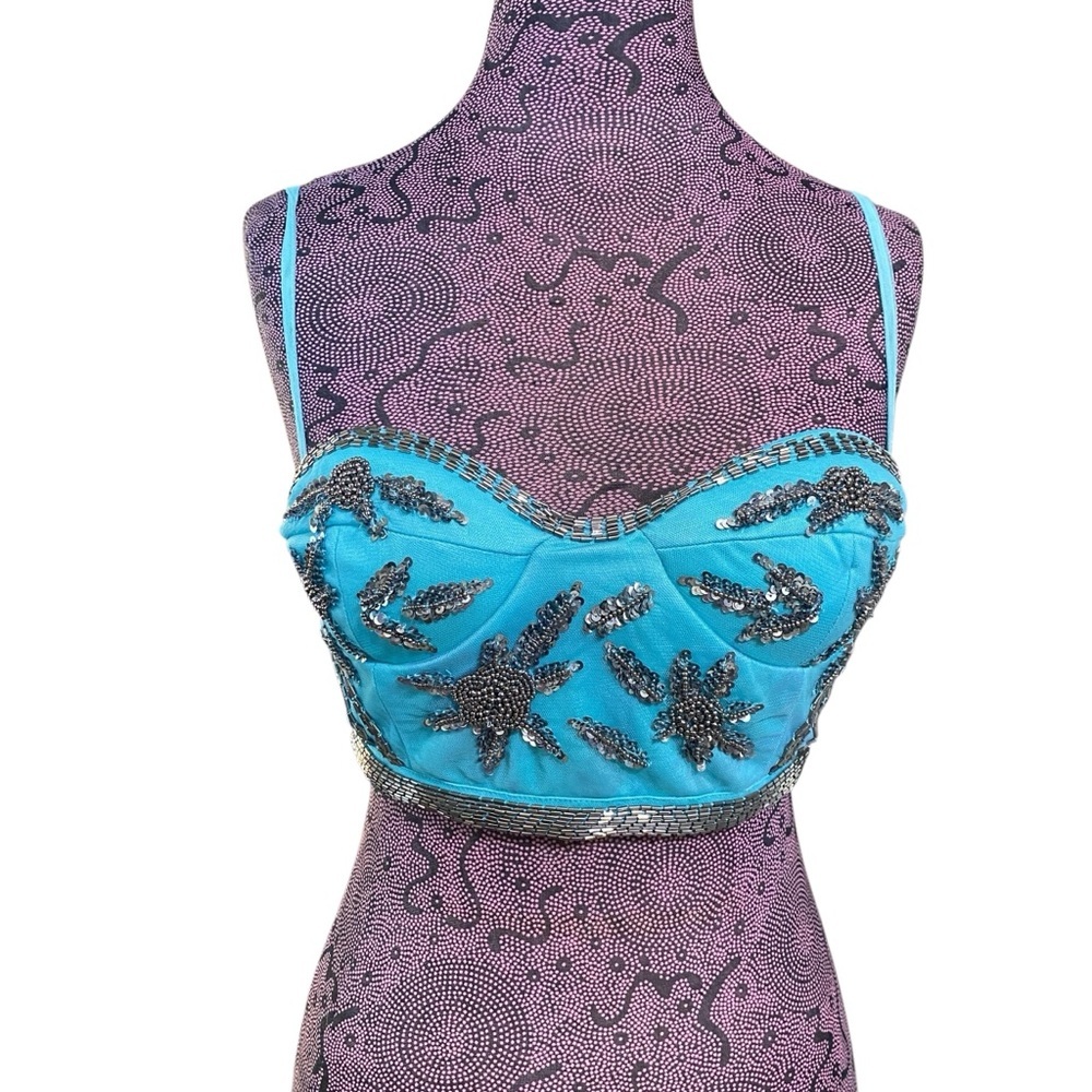X By NBD Theresa Embellished Beaded Main Attraction Top